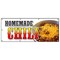 Signmission HOMEMADE CHILI BANNER SIGN bread bowl texas beans beef chicken vegan B-96 Homemade Chili - alternate 1